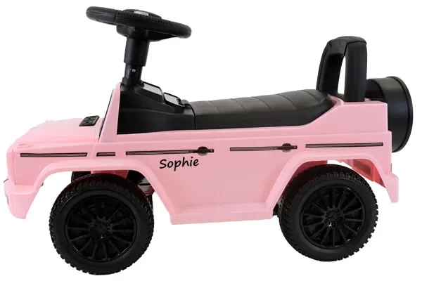 Optioneel: naamsticker op de zijkant