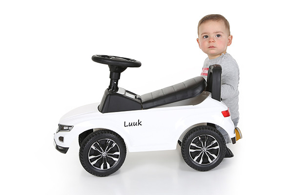 Optioneel: sticker met eigen naam.