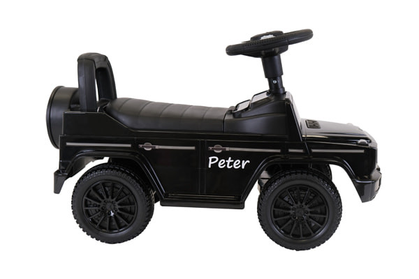 Mercedes Benz G350D met naamsticker