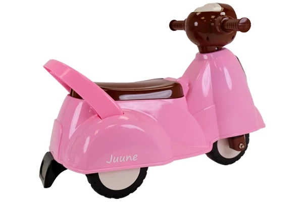 Voor scooter retro roze