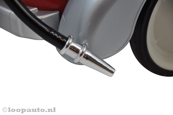 De brandweerspuit kan direct worden gebruikt.