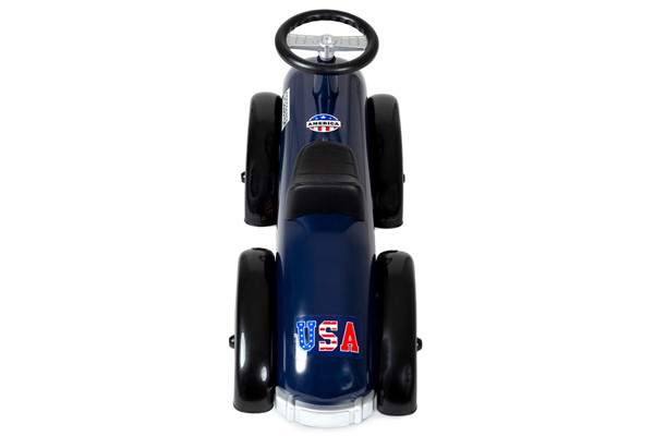 Echt werkend stuur en comfortabele zitting.