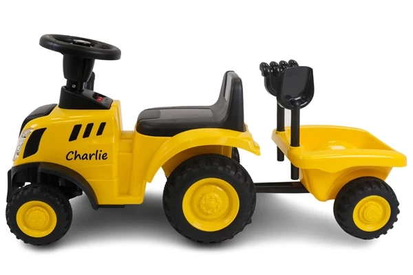 Naamsticker aan de ene zijde