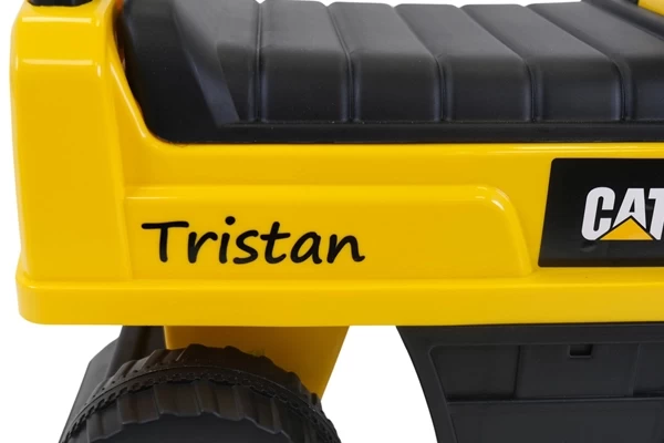 Naamsticker aan de ene zijde