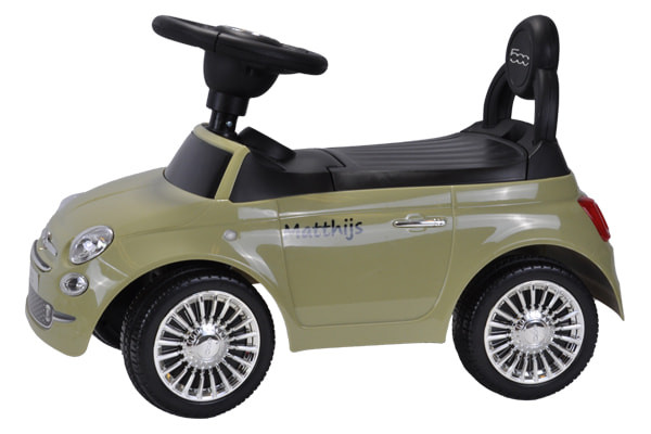 Optioneel: zwarte naamsticker