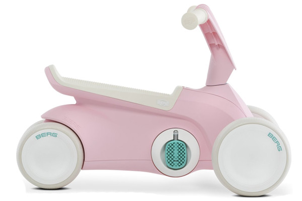 Met 4 fluisterstille wielen.