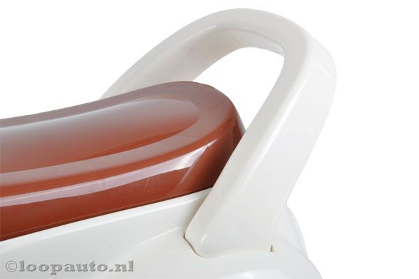 Met een zithoogte van 26 cm.