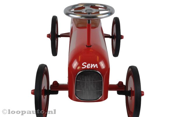 Optioneel: Stickers met eigen naam.