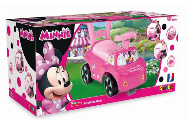 Met Minnie Mouse bestickering.