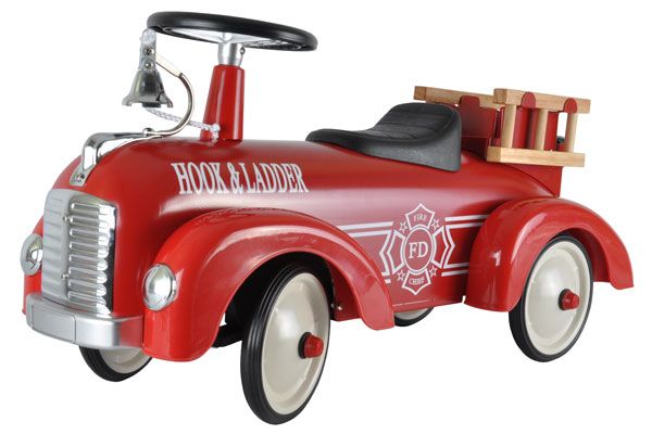 Brandweer loopauto van Racing Team.