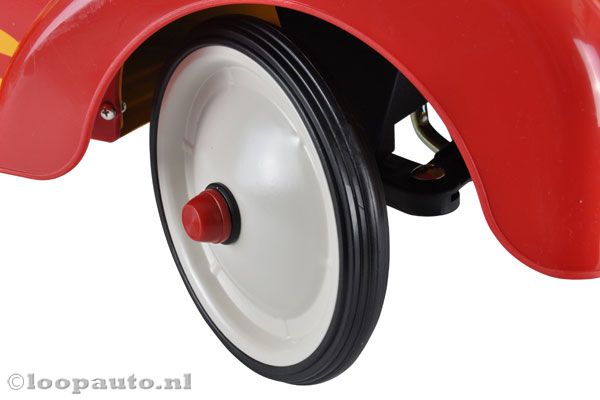 Rubberen wielen voor binnen en buiten.