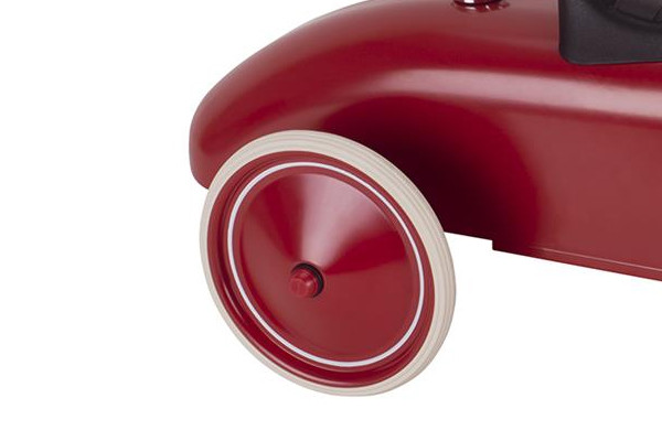 Rubberen wielen geschikt voor binnen en buiten.