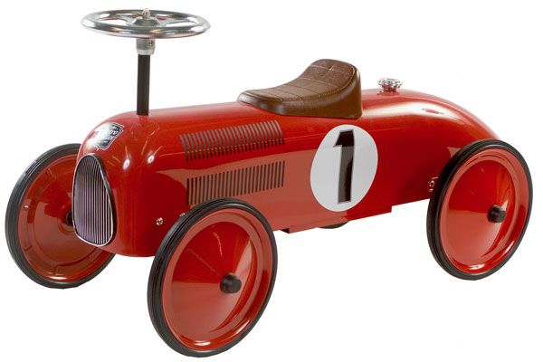 De James heeft een kunststof zitting.