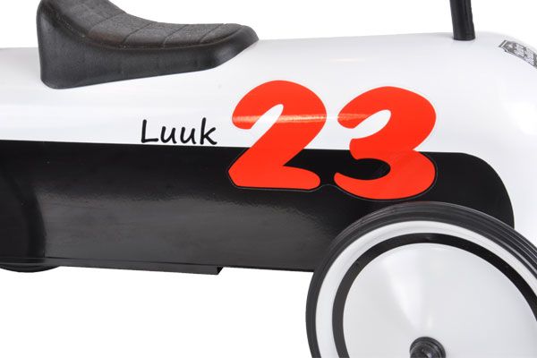 Zwarte stickerset voor je Max loopauto.