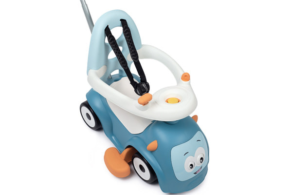 Met afneembare duwstang en voetensteunen